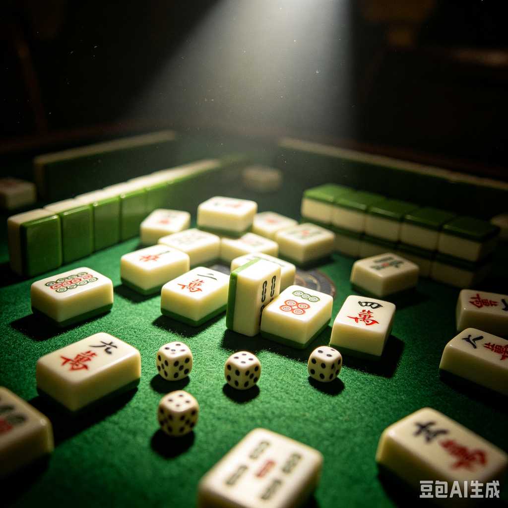 glossy mahjong tiles